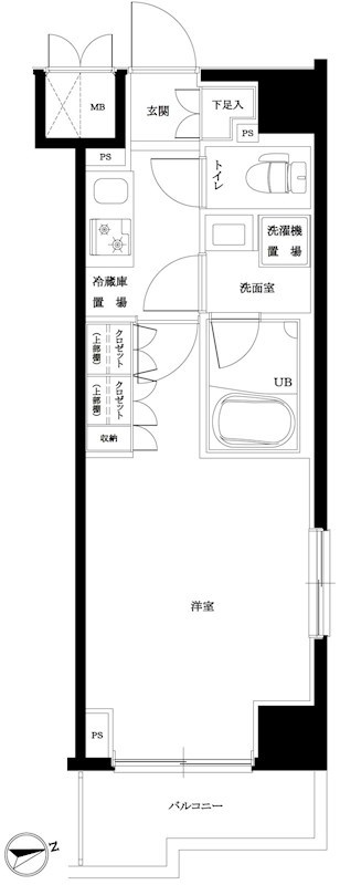 ルーブル川崎神明町の間取り