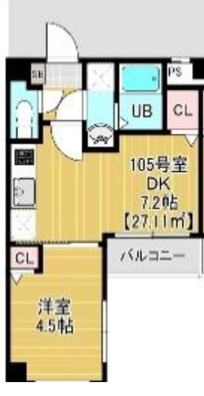 ソル ド レーヴ アッシュの間取り