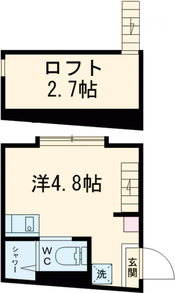 ハーモニーテラス南小岩Ⅳの間取り