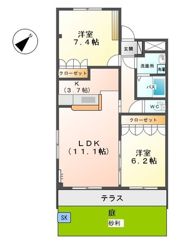 ラ・ウィンクルの間取り
