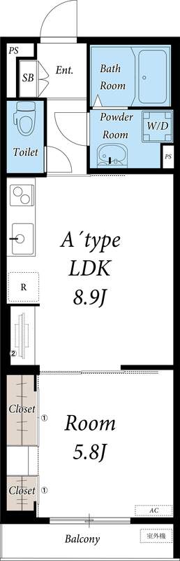 リブリ・ノエルの間取り