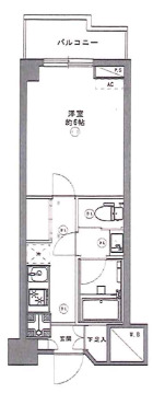 三越ゼームス坂マンションの間取り