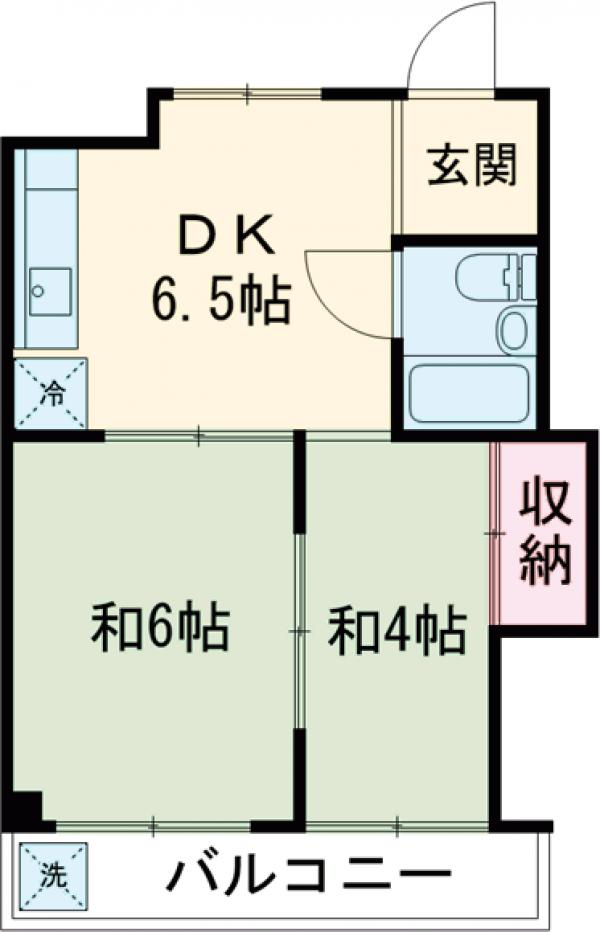 ビルタスコーポの間取り