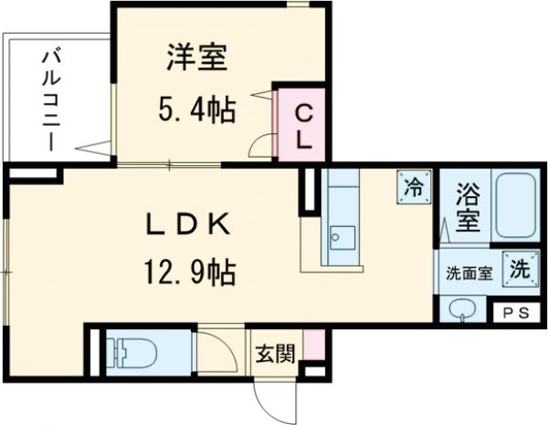 セレスティア新堀の間取り