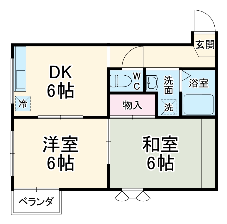 エスポワール木村の間取り