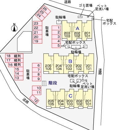 2/8 駐車場