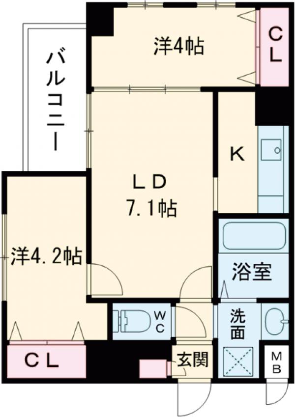 Primavera大池公園前の間取り