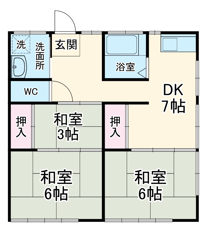 光和荘の間取り