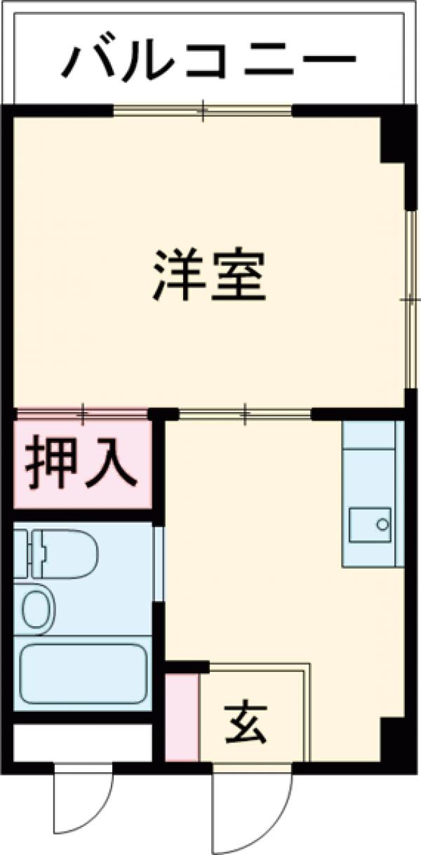 コーポ高倉の間取り