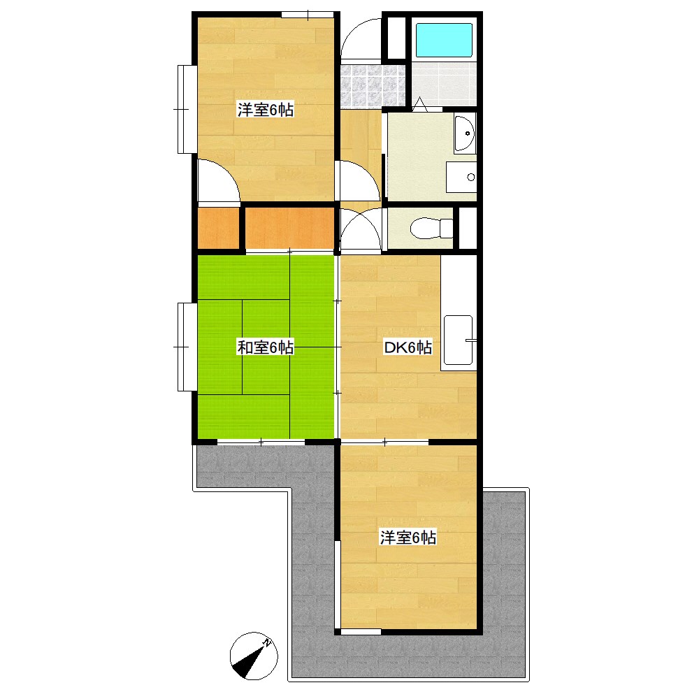 東海ホーム鴨江の間取り