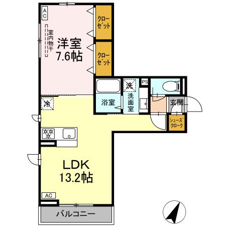 エスペリア東柏ヶ谷二丁目の間取り