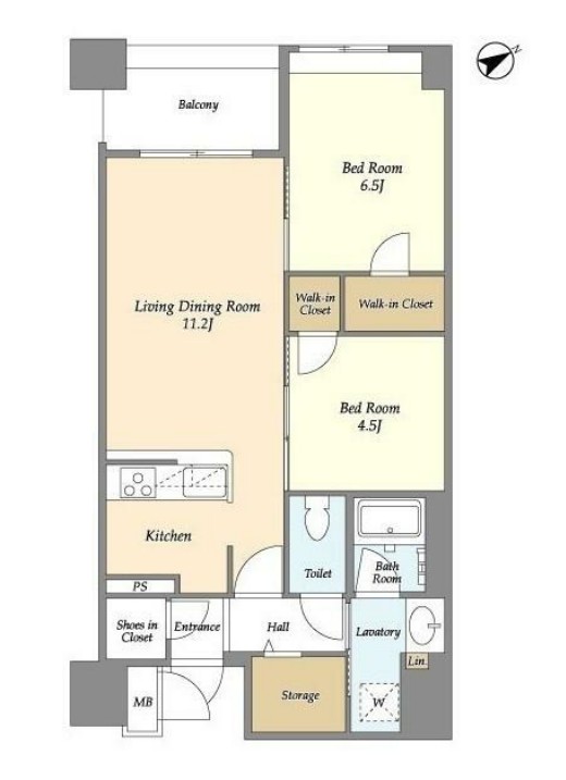 パークナードフィット センター北の間取り
