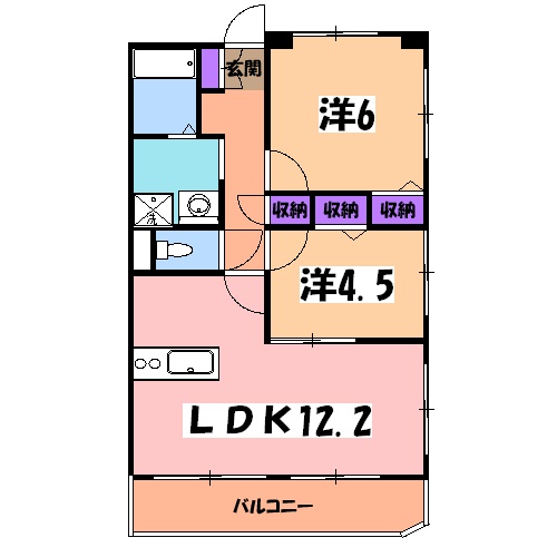 秋桜館・西原の間取り