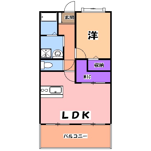 秋桜館・西原の間取り