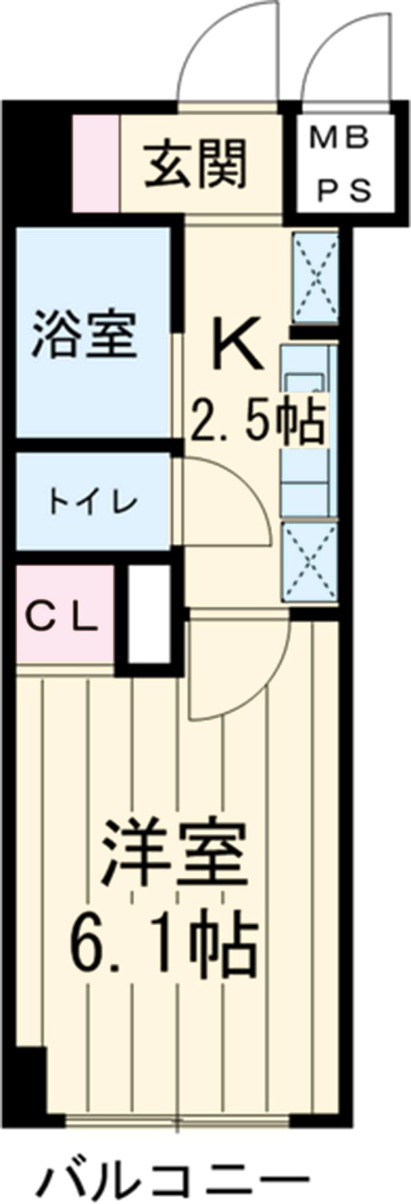 日神パレステージ三軒茶屋第2の間取り