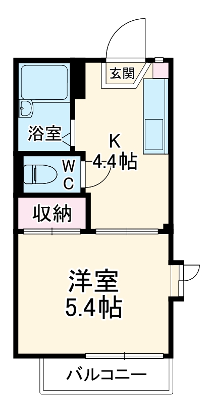 サンモールKの間取り