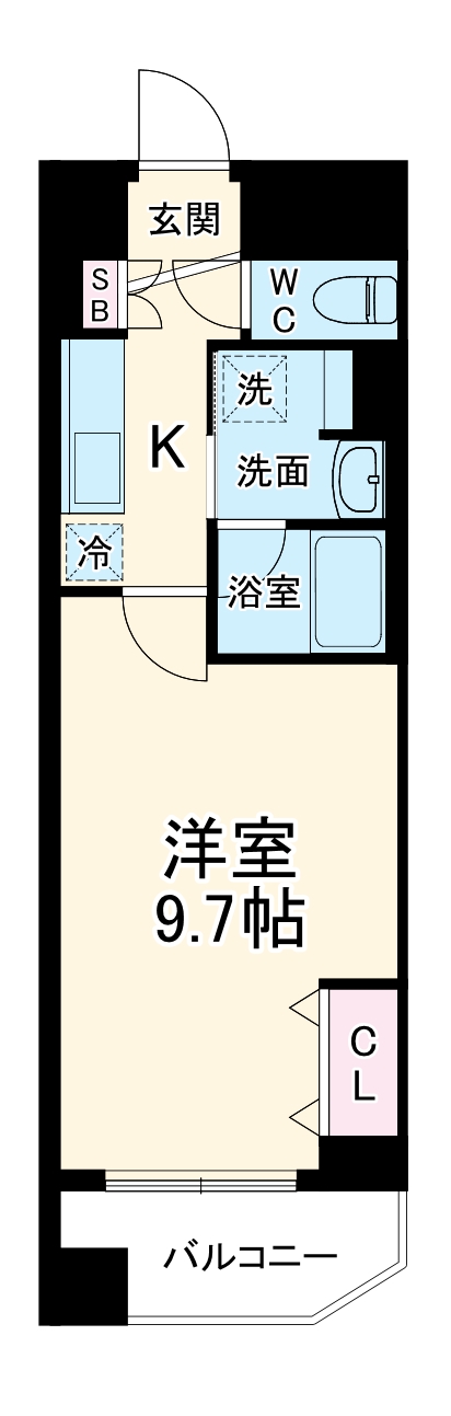 ジーコンフォートウエスト新横浜の間取り