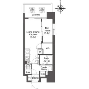 コンフォリア江坂江の木町Qの間取り