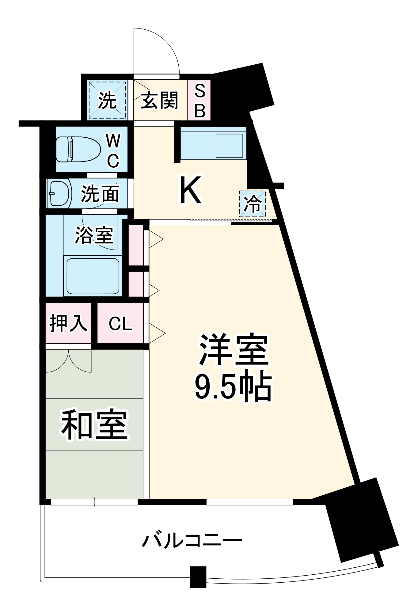 ＫＨＫコート西野田の間取り
