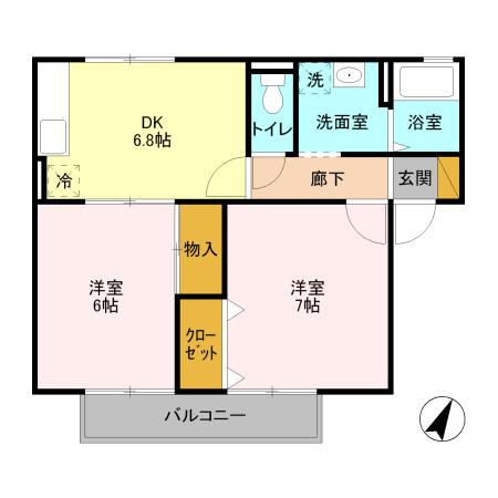 リード住吉の間取り