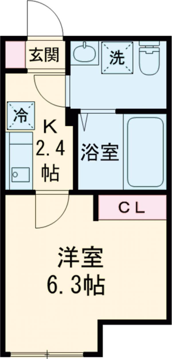 フローライト北千住の間取り