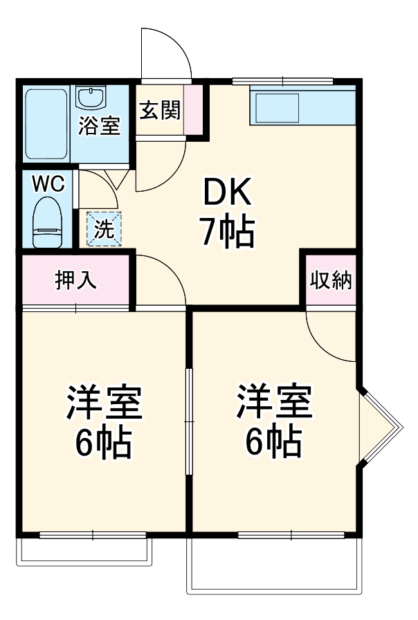 サンヒルズの間取り