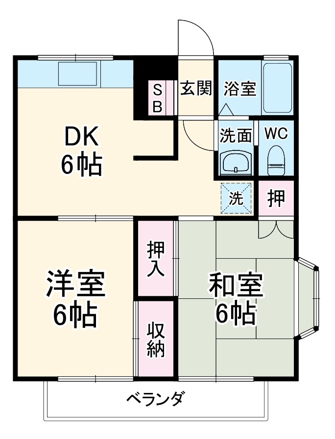 ファミーユKの間取り