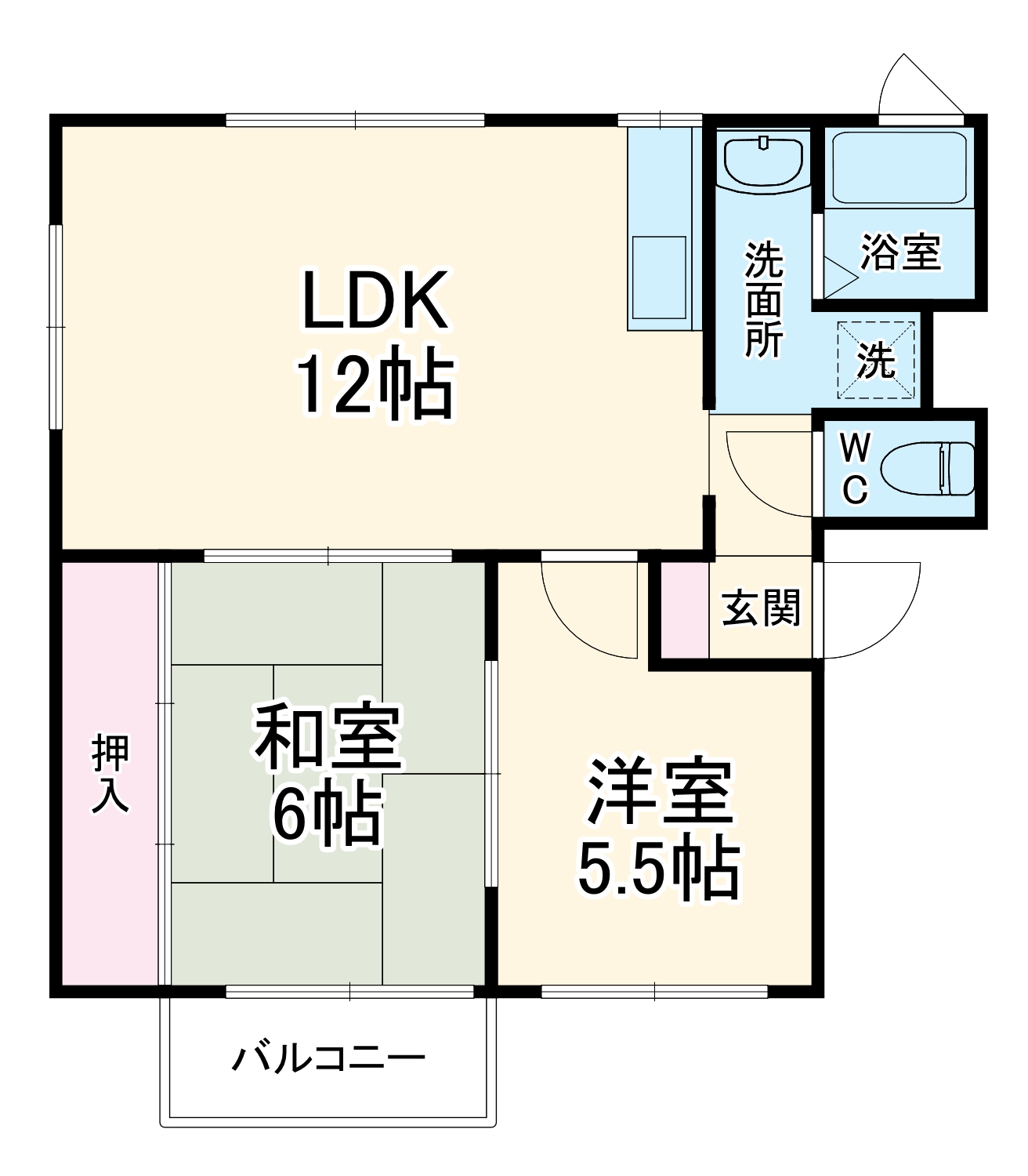 シティハイムソファレの間取り