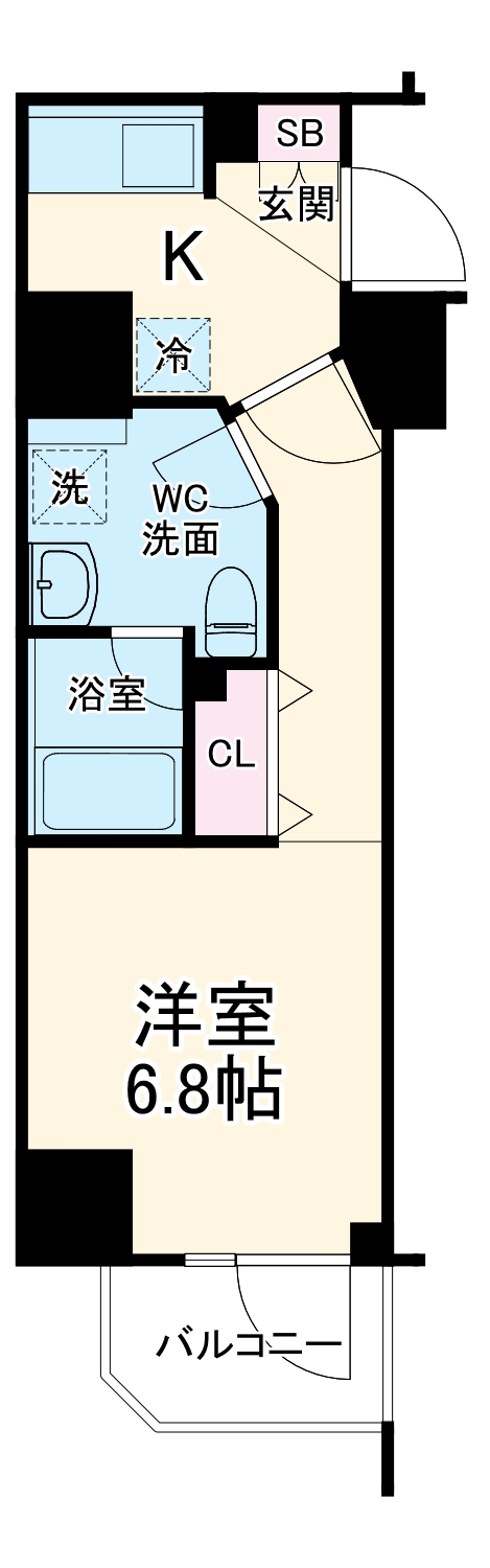ガレリアレジデンス石川町の間取り