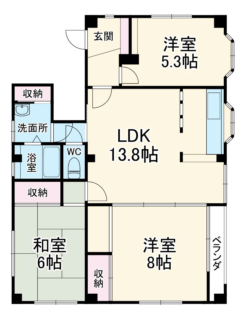 風間ビルの間取り