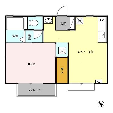 彦根ハイツの間取り