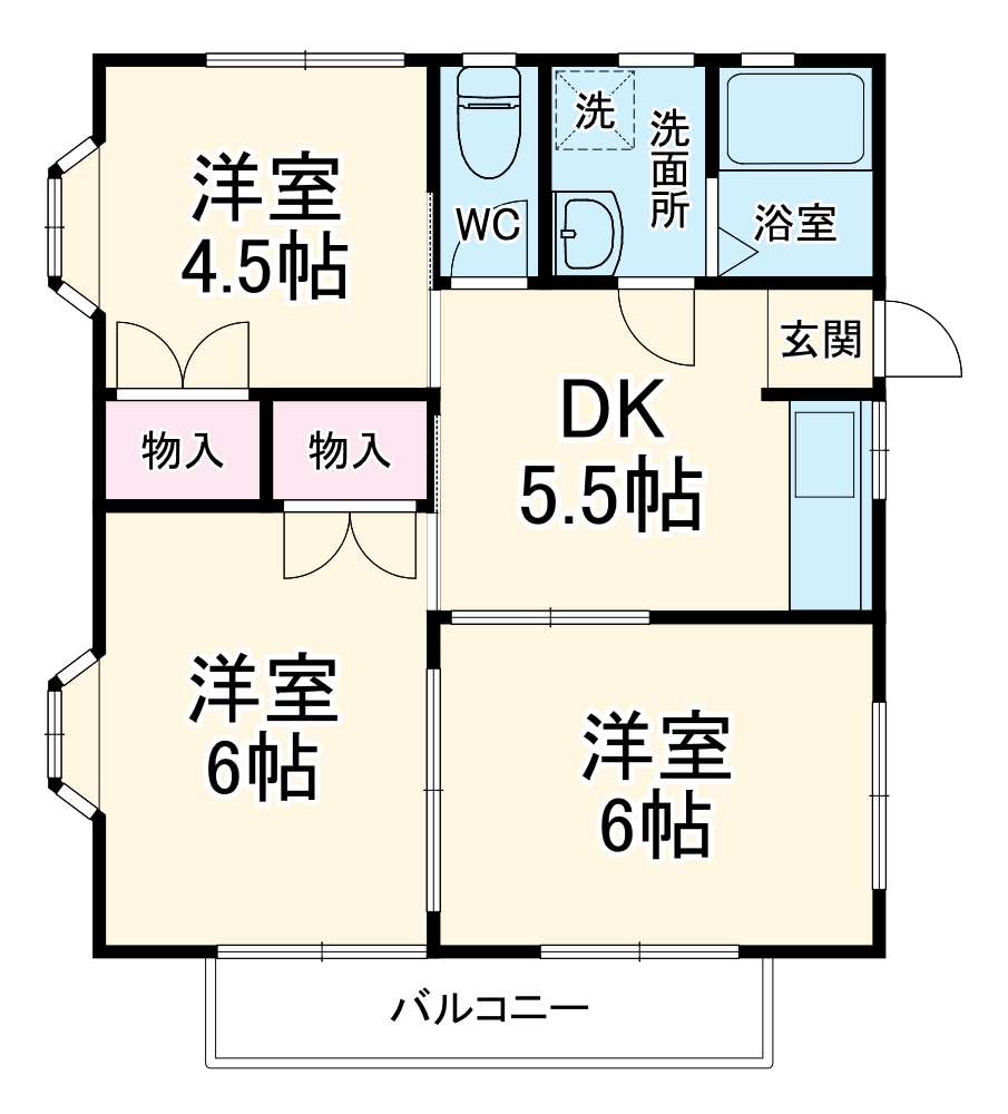 サンハイツⅢの間取り