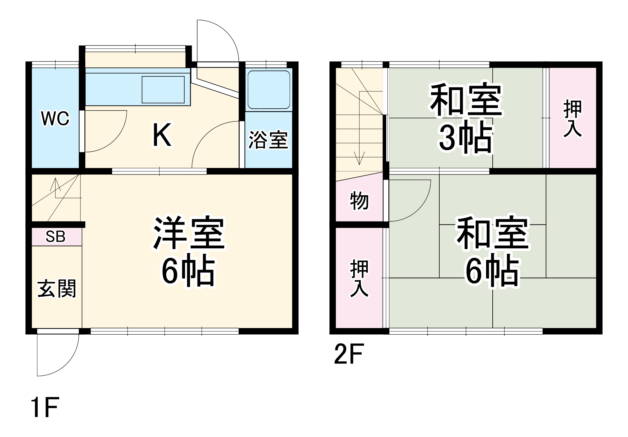 第三清耕荘の間取り