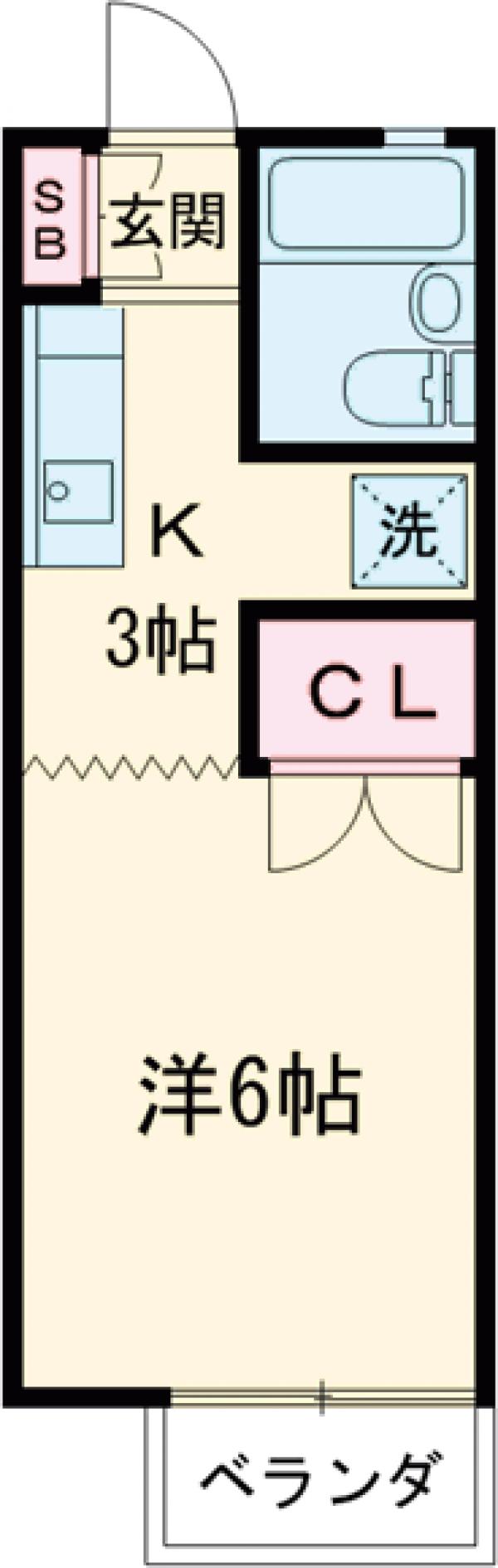 ハイツローゼズの間取り