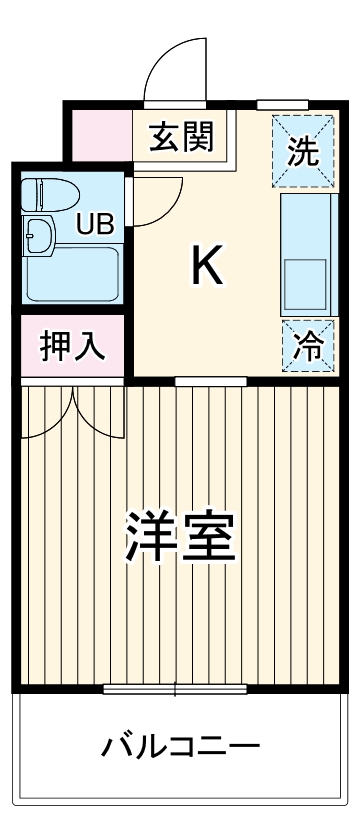 アビタシオンⅡの間取り