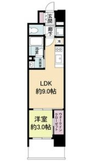 リビオメゾン新大阪の間取り