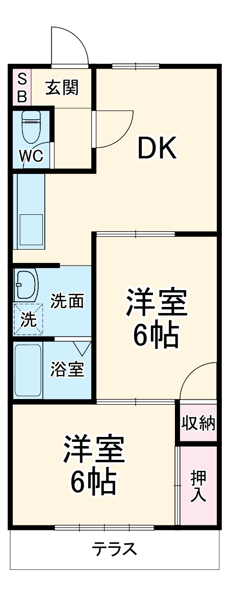 第三弥藤コーポの間取り