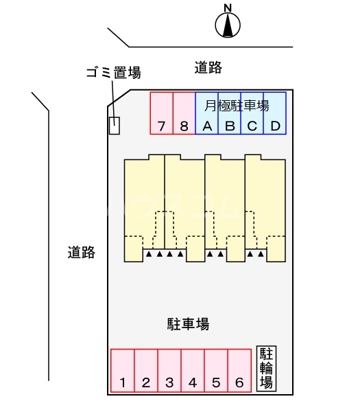 2/10 駐車場