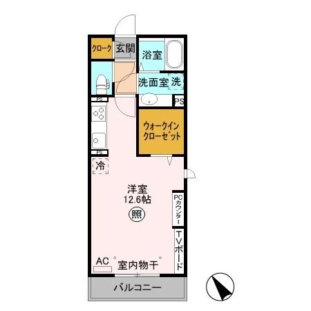 オペラハウス西片貝の間取り