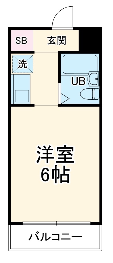 フレクション東神奈川の間取り