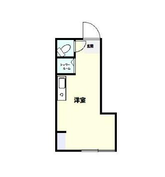 ルームズ中野Aの間取り