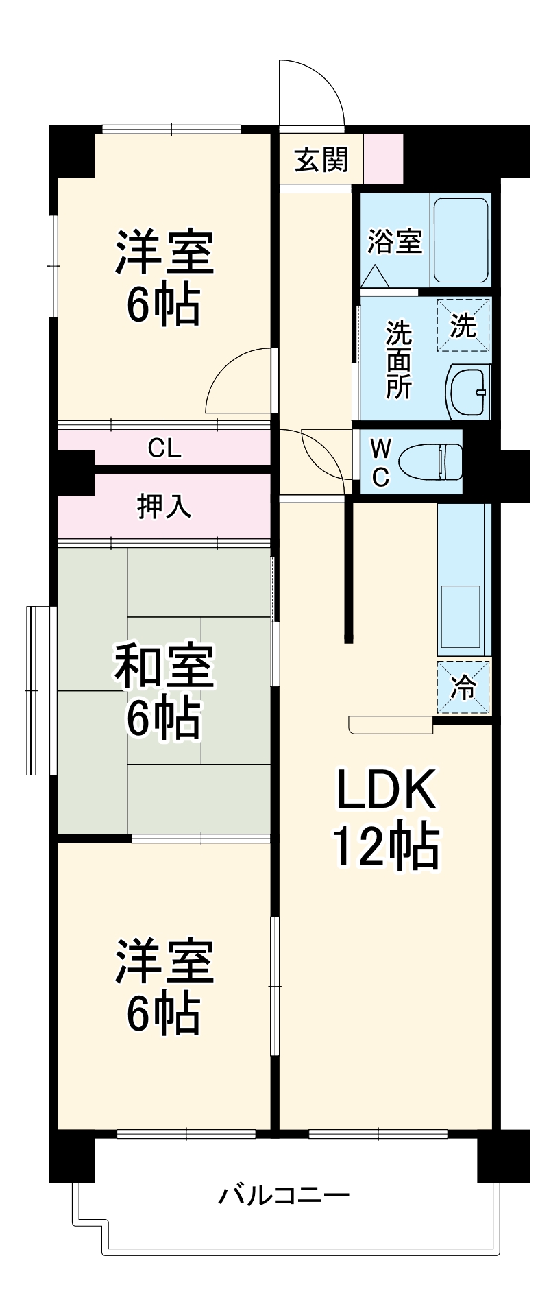 VIA EMILIAの間取り