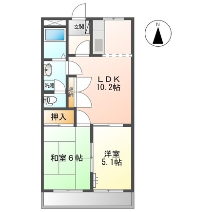 ロイヤル花水木の間取り