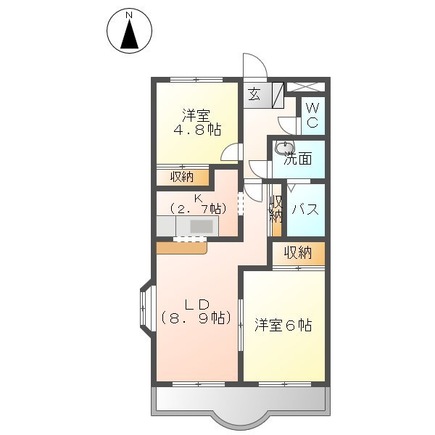 Sティファニーの間取り