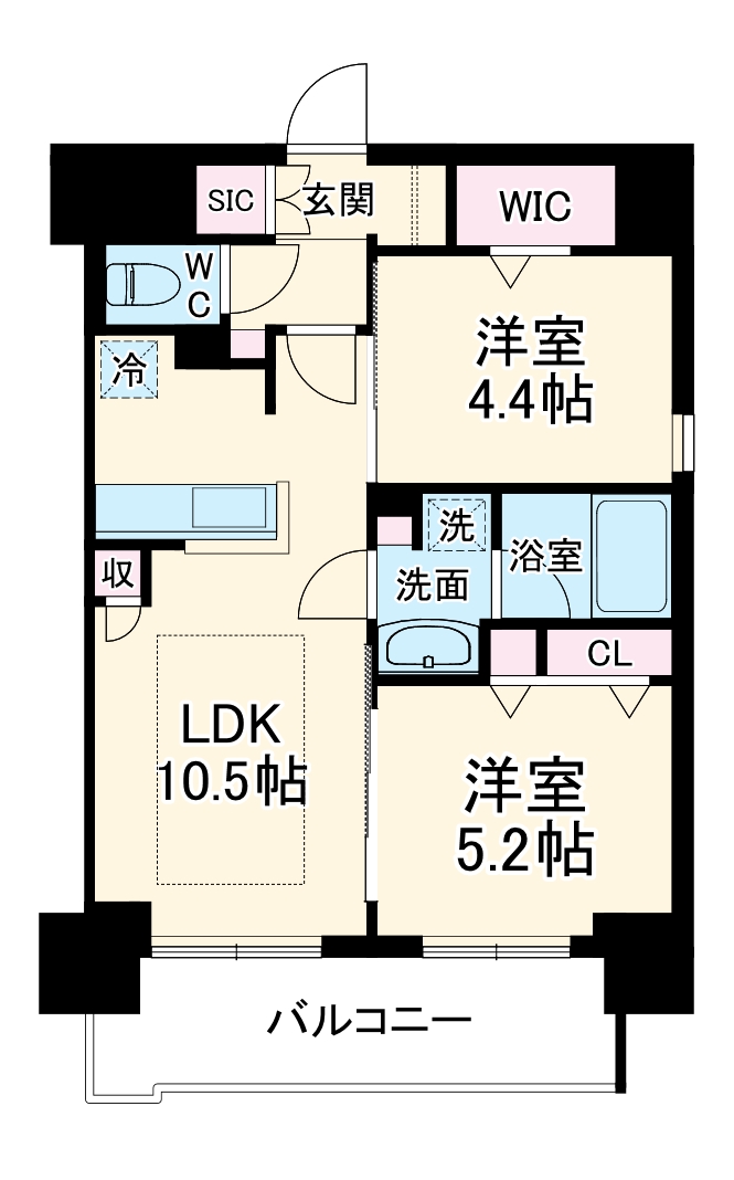 アーバネックス梅田中崎町IIの間取り