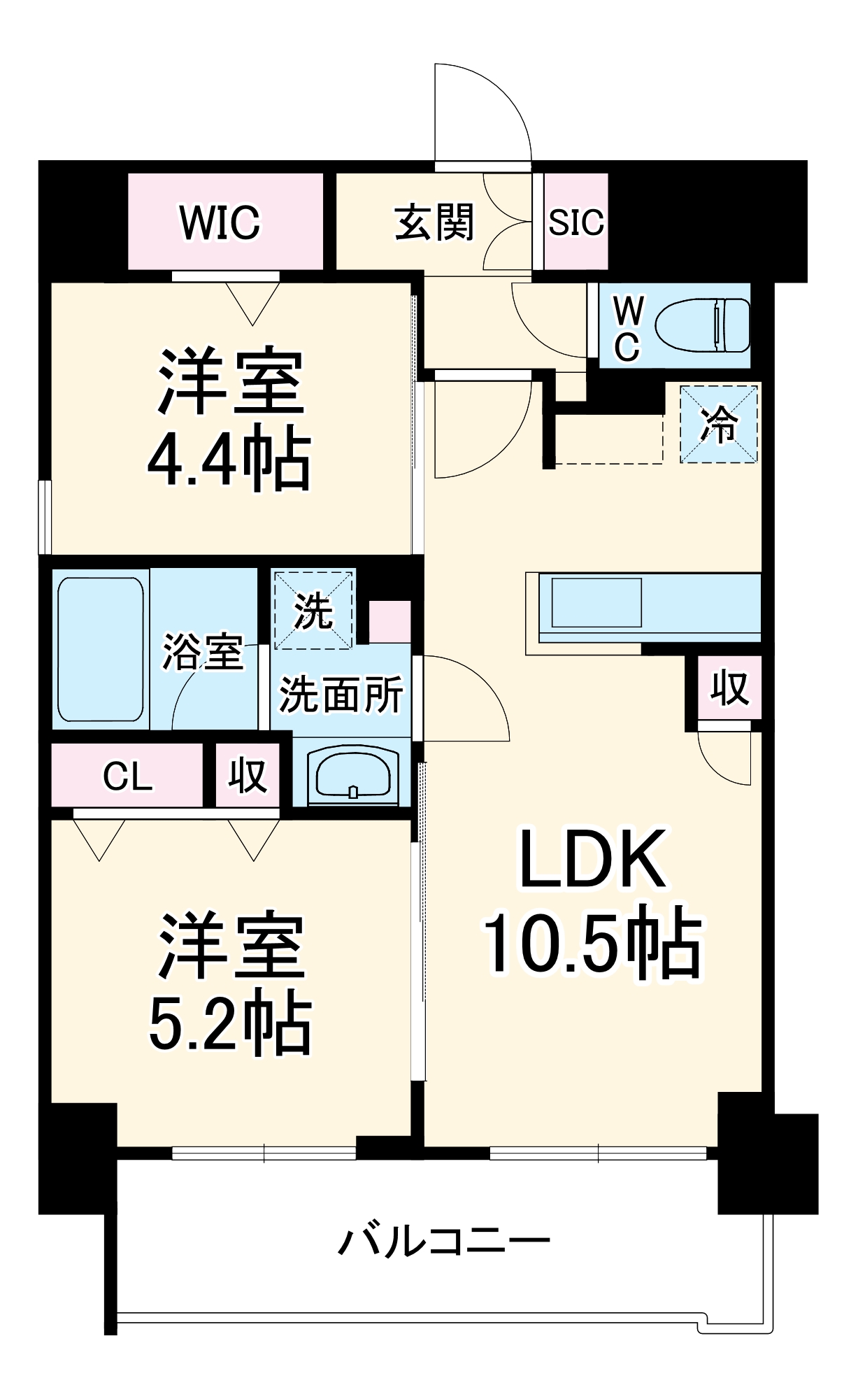 アーバネックス梅田中崎町IIの間取り