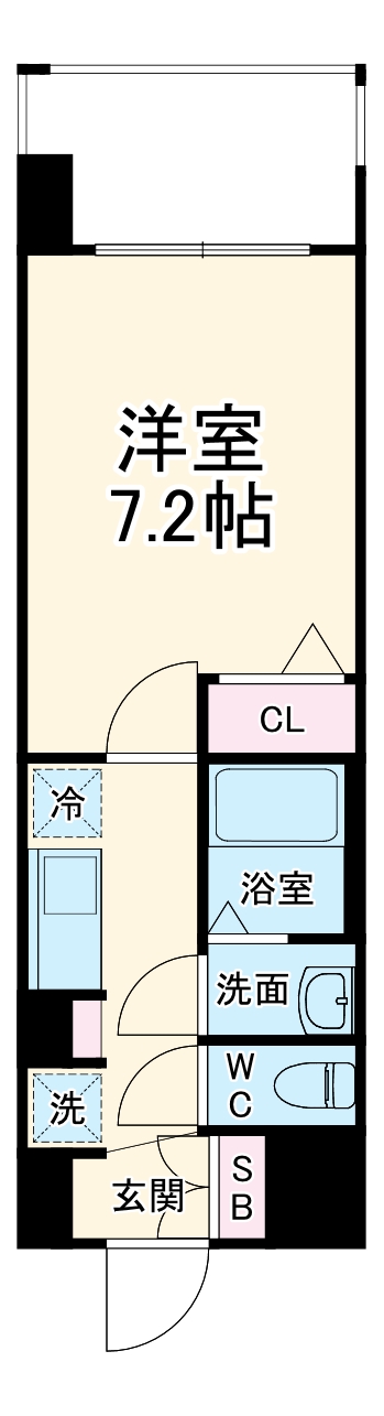 ファーストフィオーレ北大阪ミラージュの間取り