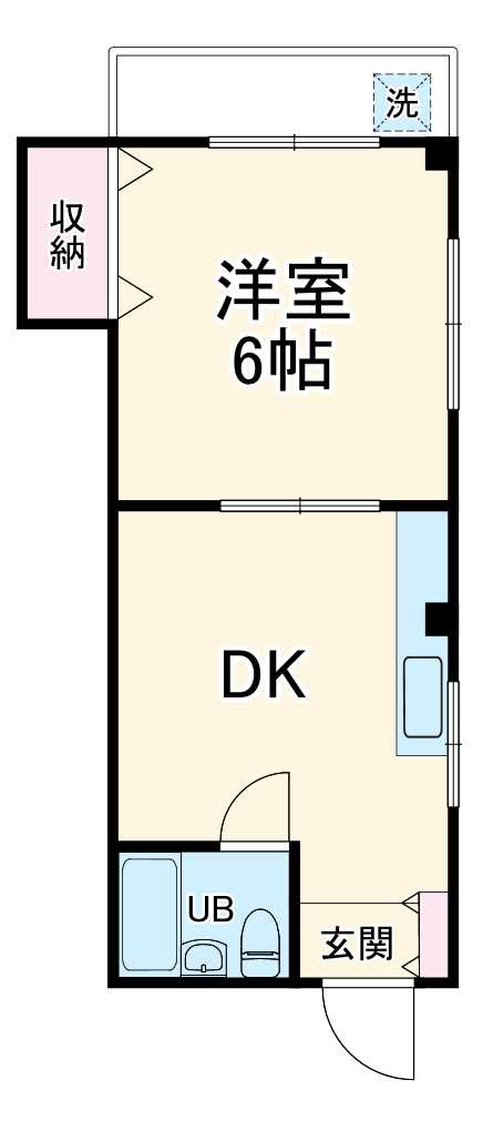 タウンハイツ中山の間取り