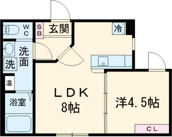 CASA GRAZIE 新小岩の間取り