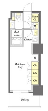 プライムメゾン板橋の間取り